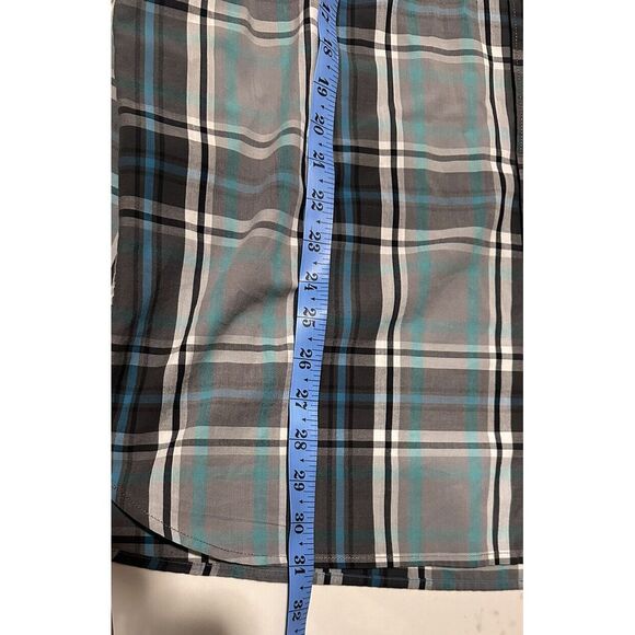 The North Face Shirt Mens XL Blue Plaid Short Sleeve Button Up Outdoor - Picture 7 of 8